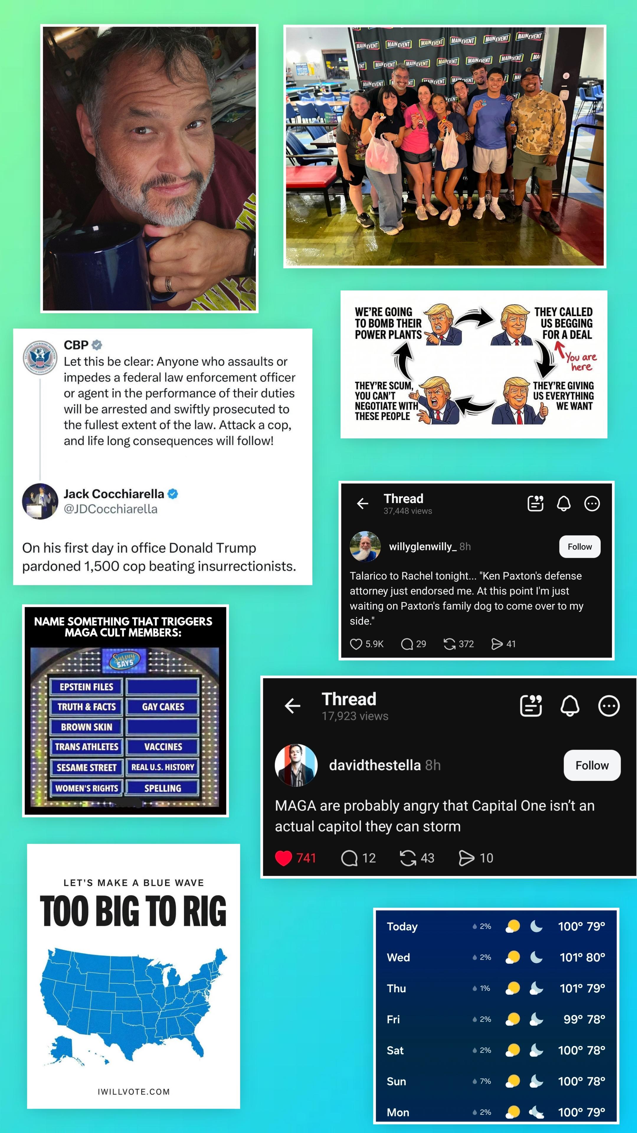 Posted media